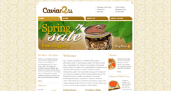 Desktop Screenshot of caviar2u.com